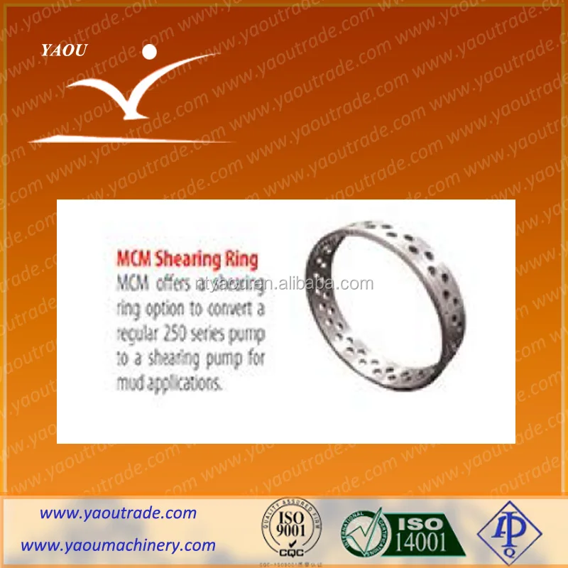 shearing ring for MCM 250 series centrifugal mud pump spare parts