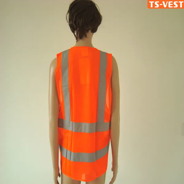 TS-VEST Hi Vis Reflexing Stripes Tool Vest