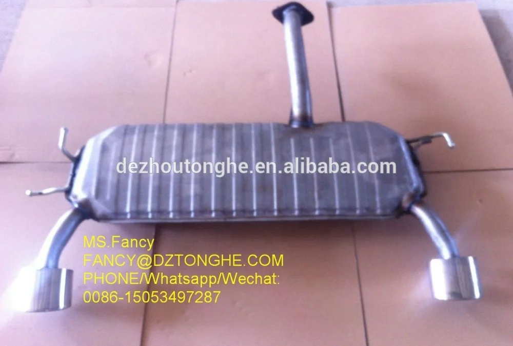 409 stainless steel Car exhaust muffler /silencer tuscon / Sportage exhaust muffler