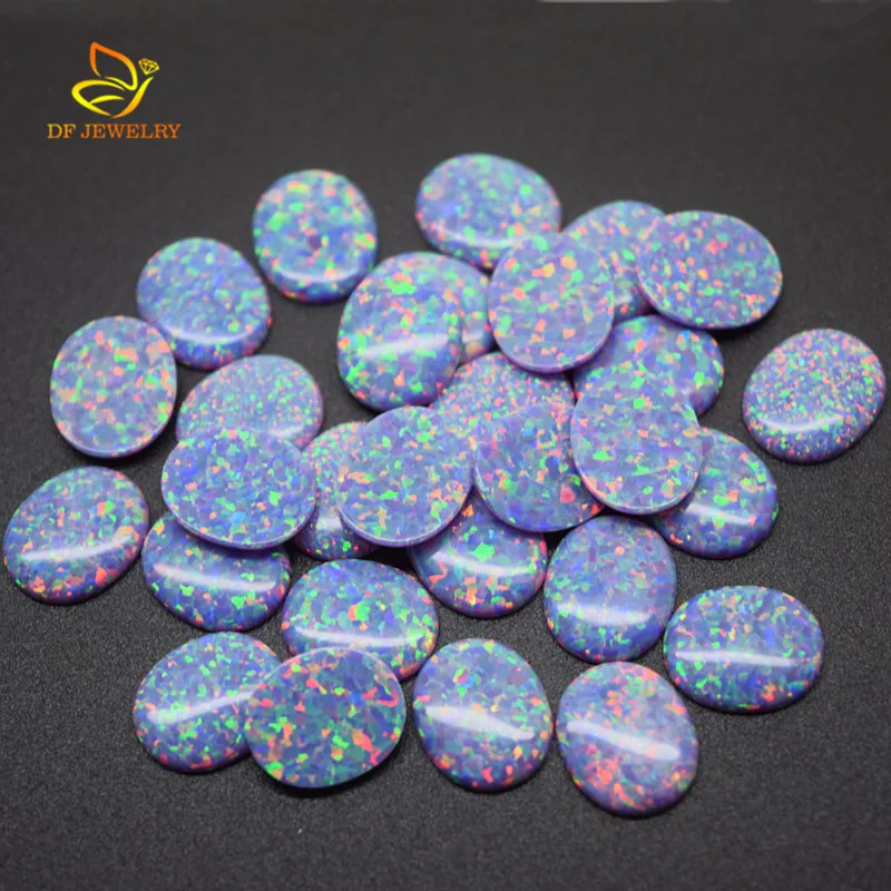 Factory Price Oval Cabochon Synthetic Opal For Jewelry