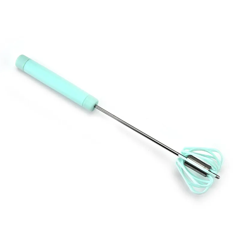 plastic pressure rotary semi-automatic whisk hand push down egg beater