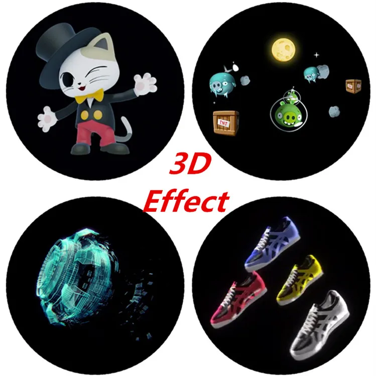 50 см 3d Голограмма дисплей светодиодный вентилятор с крышкой WIFI APP и облачной поддержкой