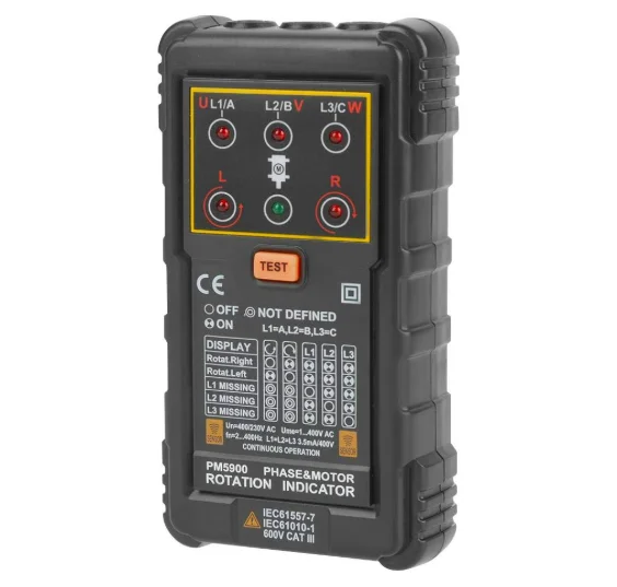 
PM5900 Three Phase Motor Rotation Indicator 