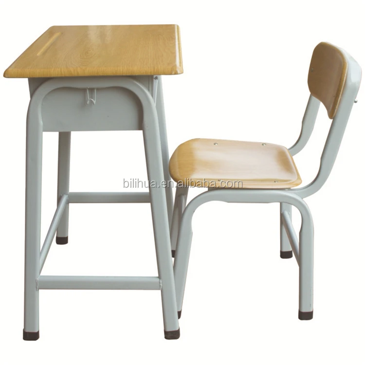 School furniture wood student desk and chair Werzalit