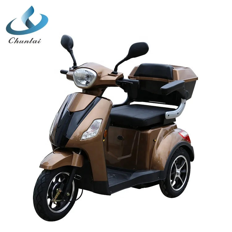 
EEC approved 3 wheel electric tricycle mobility scooter 24V 500W for elderly and adult disabled 
