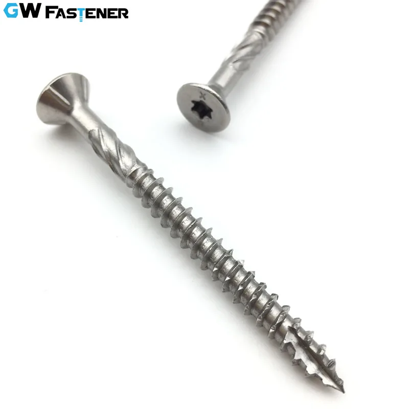 Винты для настила под дерево Torx/Star Drive из нержавеющей стали 304 316 типа