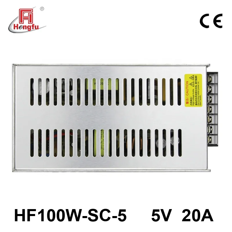 5V 20A Hengfu HF100W-SC-5 SMPS одиночный выход AC DC CE PFC Импульсный источник питания