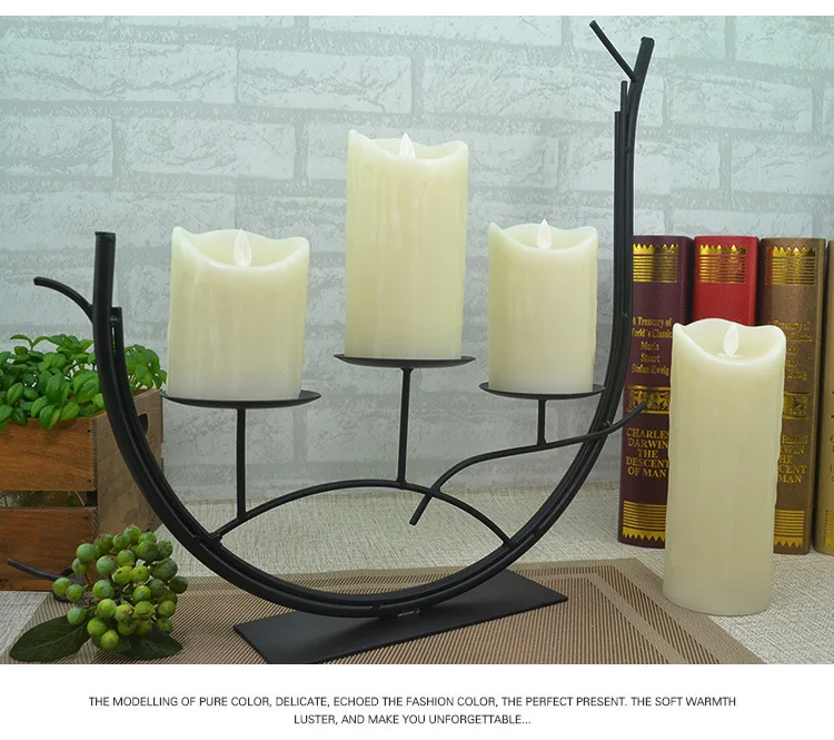 Подвижная конусная фитиль дистанционный столб чайные ОГНИ беспламенная Светодиодная свеча