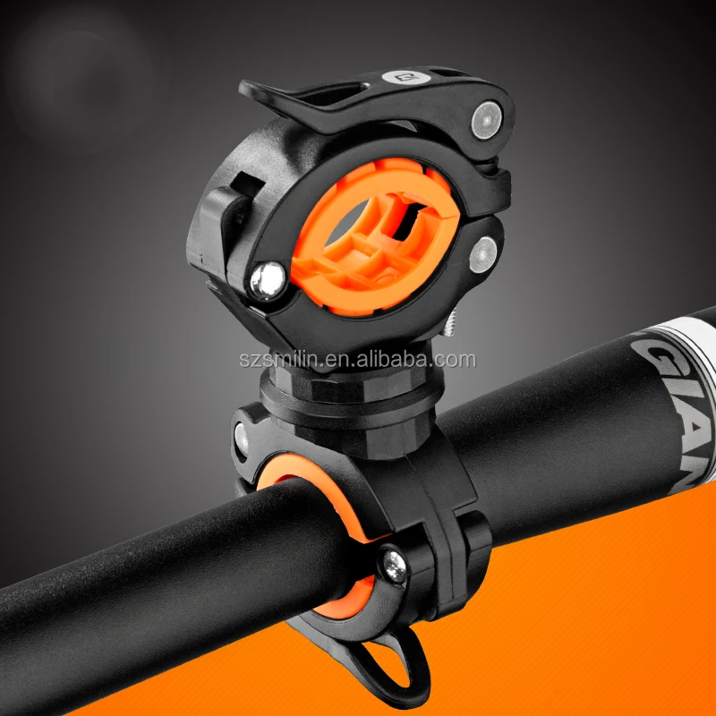 Double Sided Bicycle Flashlight Mounting Bracket Speaker Clamp Holder for Bike Bike Handlebar Nuts Adjustable 1.8cm-3.8cm CN;GUA