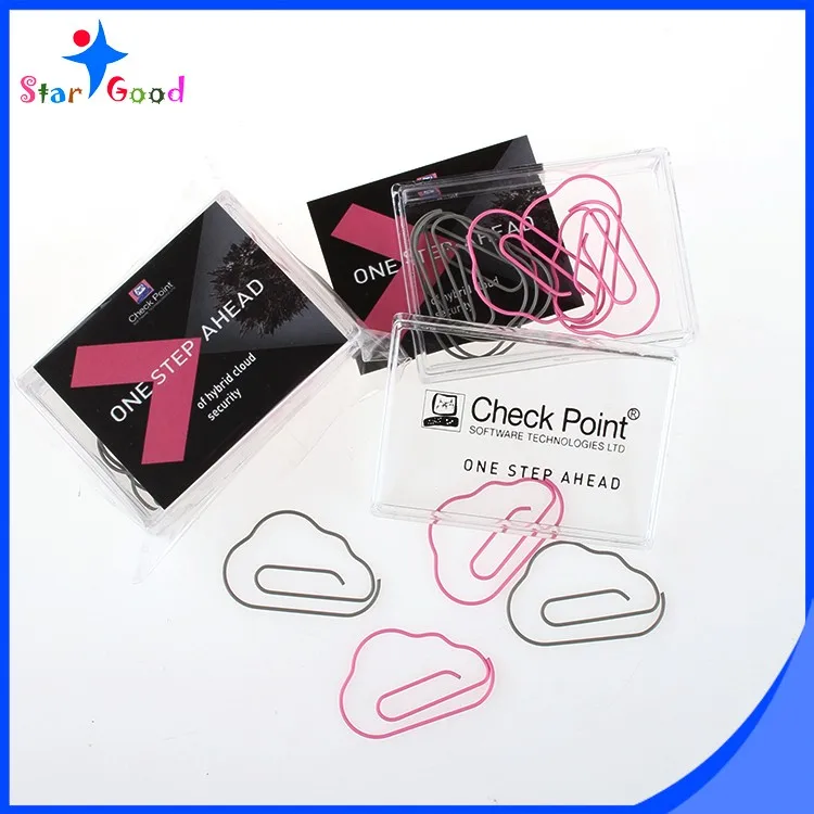 Stargood office use color coated cloud paper clips