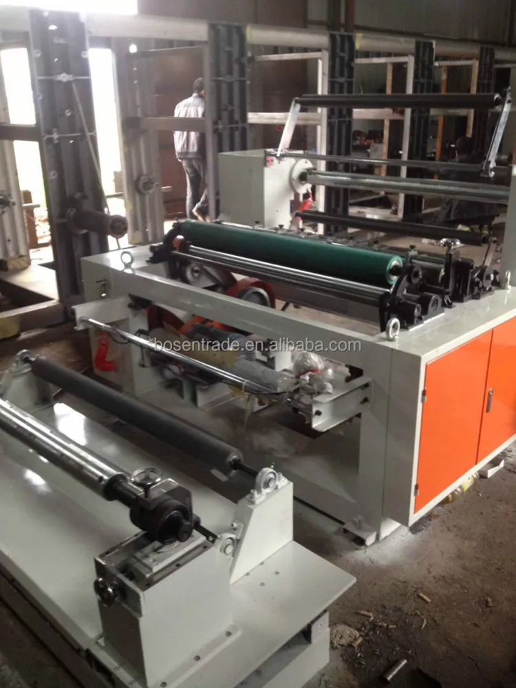 Full Automatic Horizontal PE PVC Plastic Film Non Woven Slice Rewinder