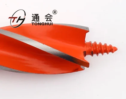 Various Size Orange black or blue painted Auger Drill Bit for wood drilling