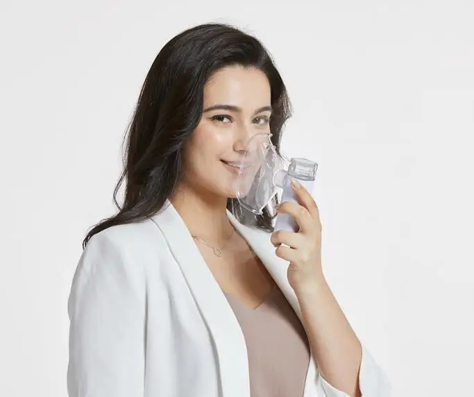 feellife inhaler medical mesh nebulizer mask diffuser machine with built-in battery rechargeable mesh nebulizer