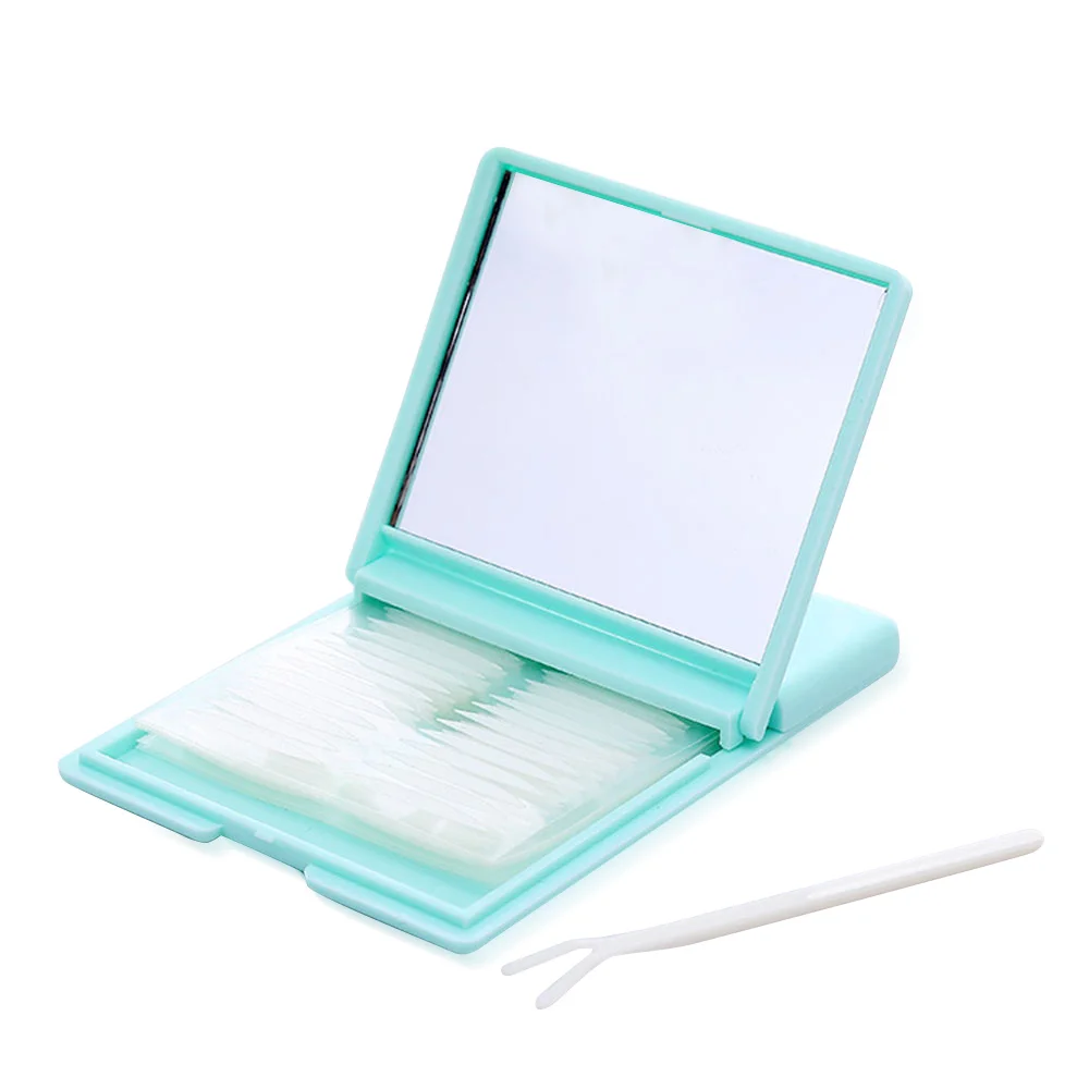 Косметика для макияжа, инструмент для красоты глаз, невидимая водонепроницаемая лента для глаз, двойная лента для век с зеркалом