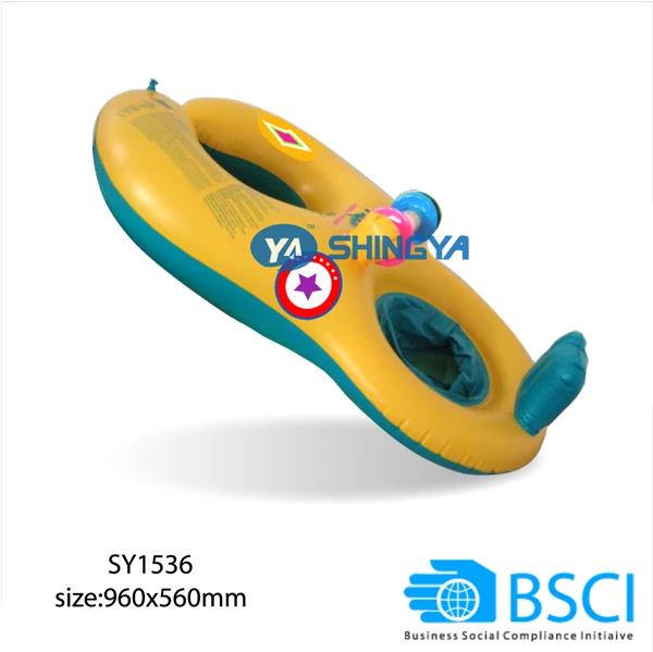 
Wholesale animal shape infant swim floating ring with baby seat 