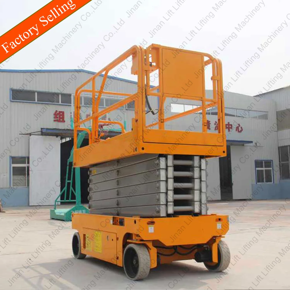 10m Automatic jlg scissor lift hydraulic ladder lift window cleaning sky lift for sale