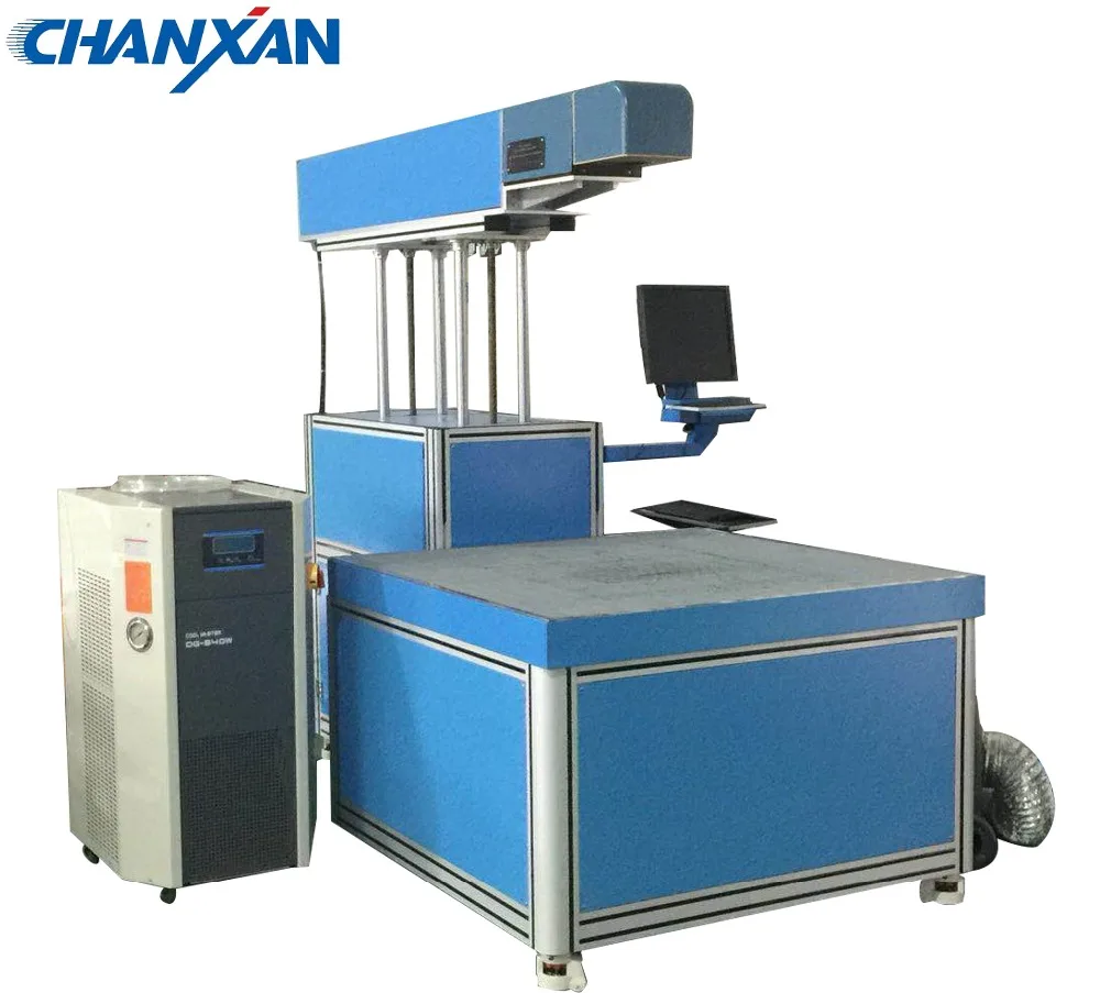 Chanxan new products 2018 metal tube laser marking jeans Demin washing machine