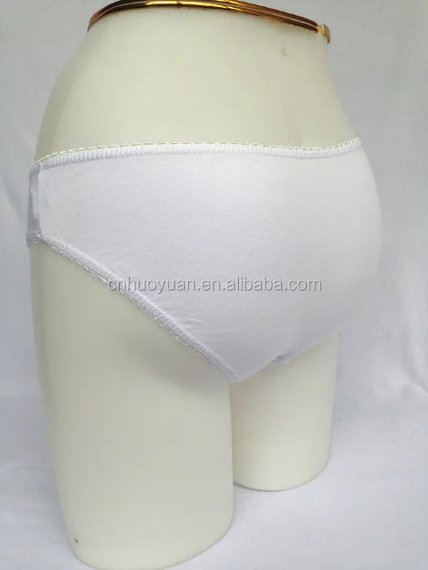 micro sexy thong pure white ladies cotton panties