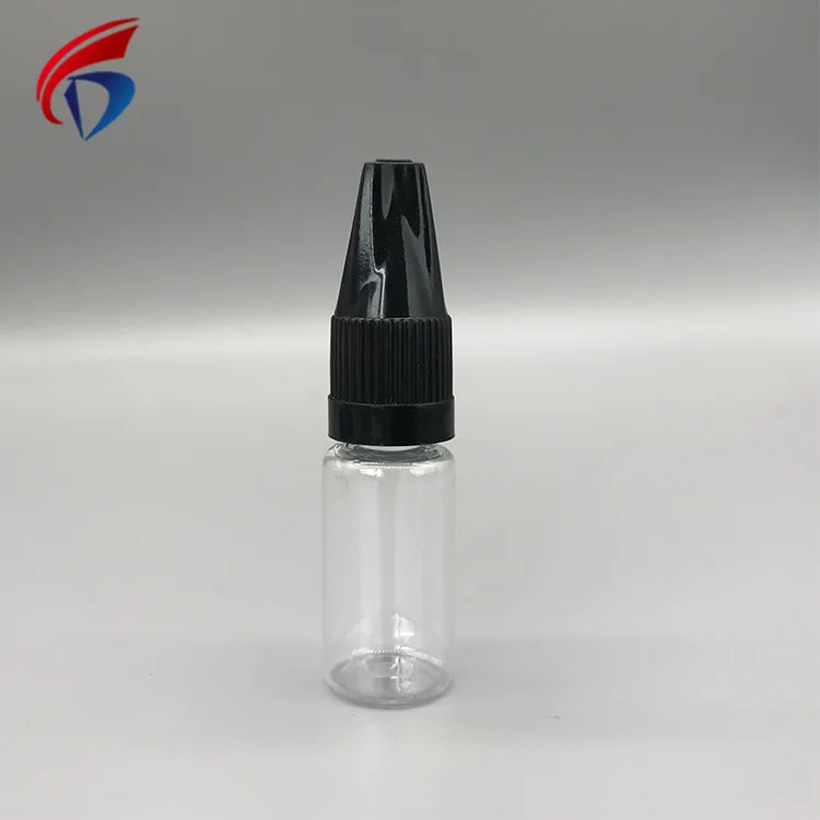 Логотип печатные уникальная форма для смазки масштаба ПЭТ электронной жидкости капельницы бутылка с крышки твист