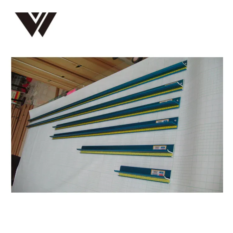 Пользовательский новый дизайн безопасная линейка алюминиевая прямая Линейка