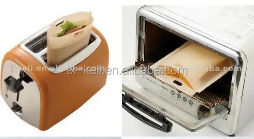 
Heat Resistant Reusable Non-Stick Microwave Toaster Bags 