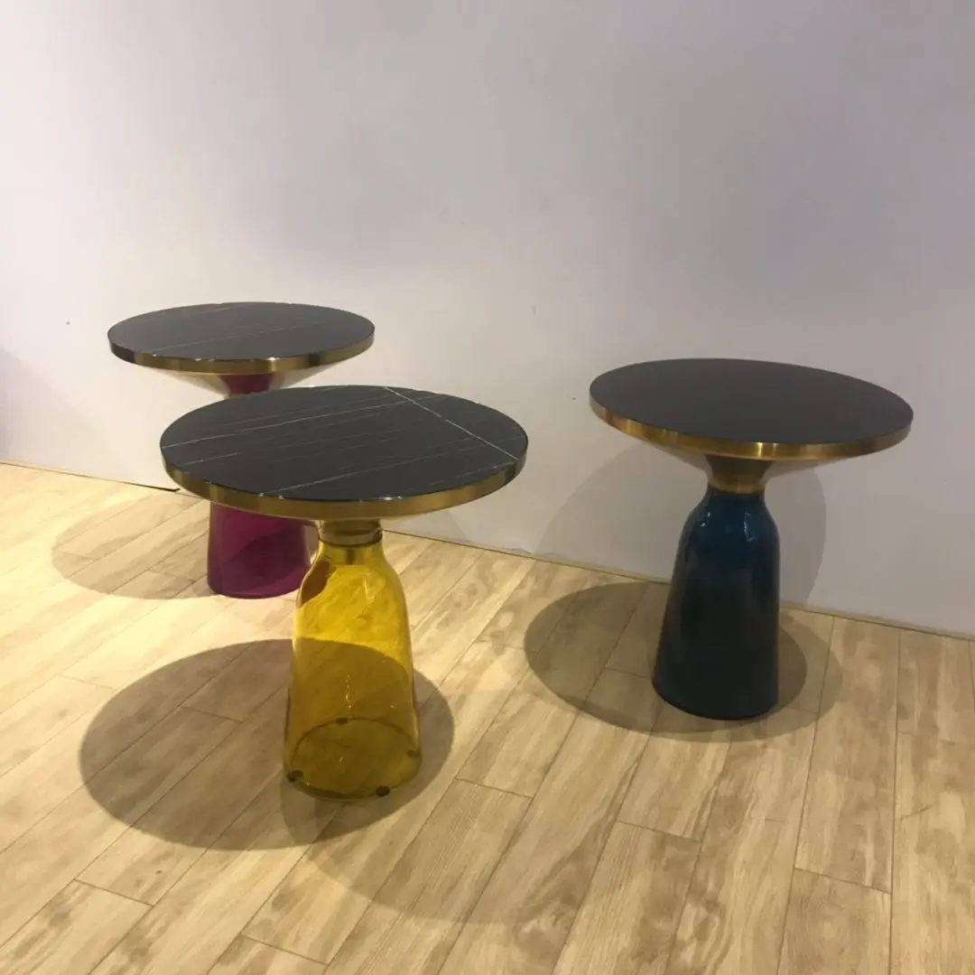 Лидер продаж, оптовая продажа, современный модный стеклянный журнальный столик под заказ высшего качества