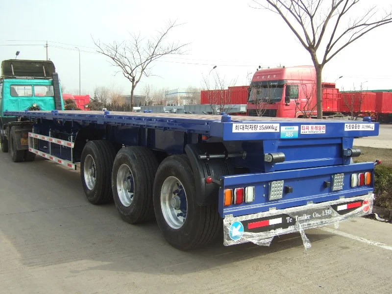 40ft  BPW Germany suspension flatbed semi trailer