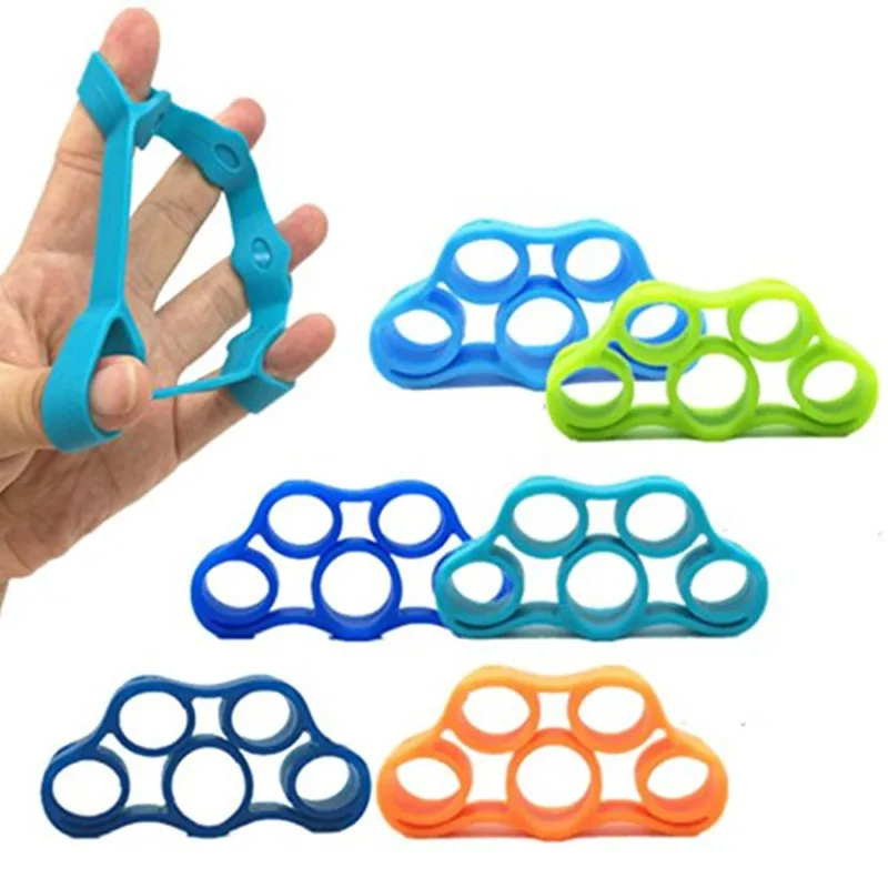 Wholesale Silicone Finger Stretcher Resistance Bands for Training Exercise