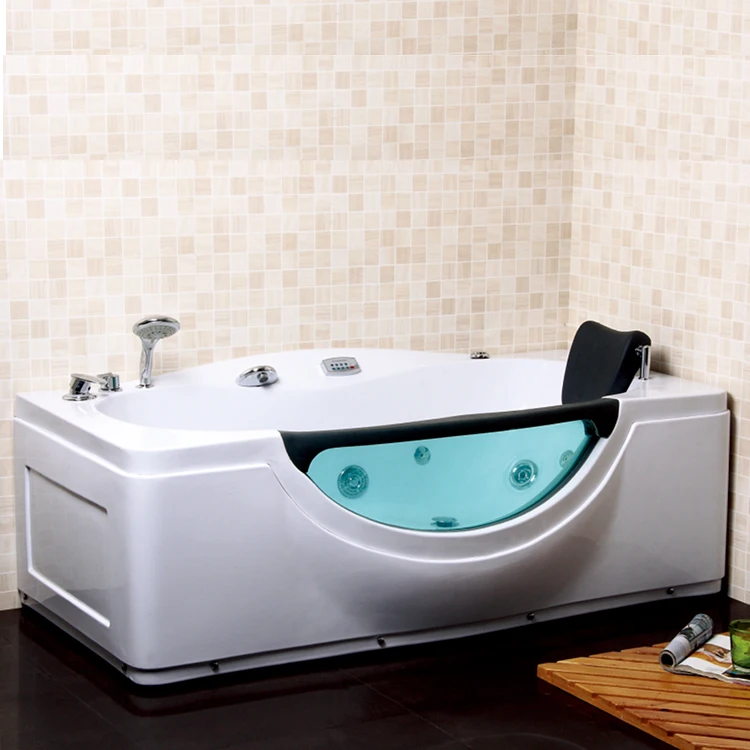 Rectangle Abs Massage Whirlpool Bathtub For One Person
