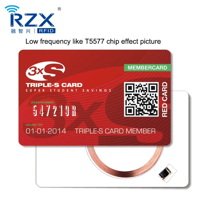 Высокое качество печати пластиковые бесконтактные 125 кГц Rfid карты для контроля доступа