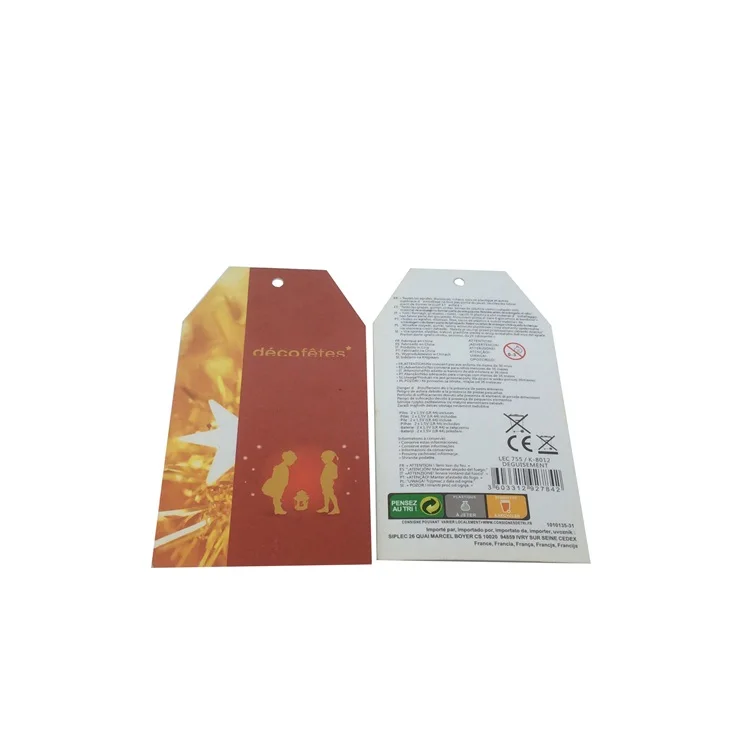 Factory supply Cheap Price Offset Printing Paper Hang Tags
