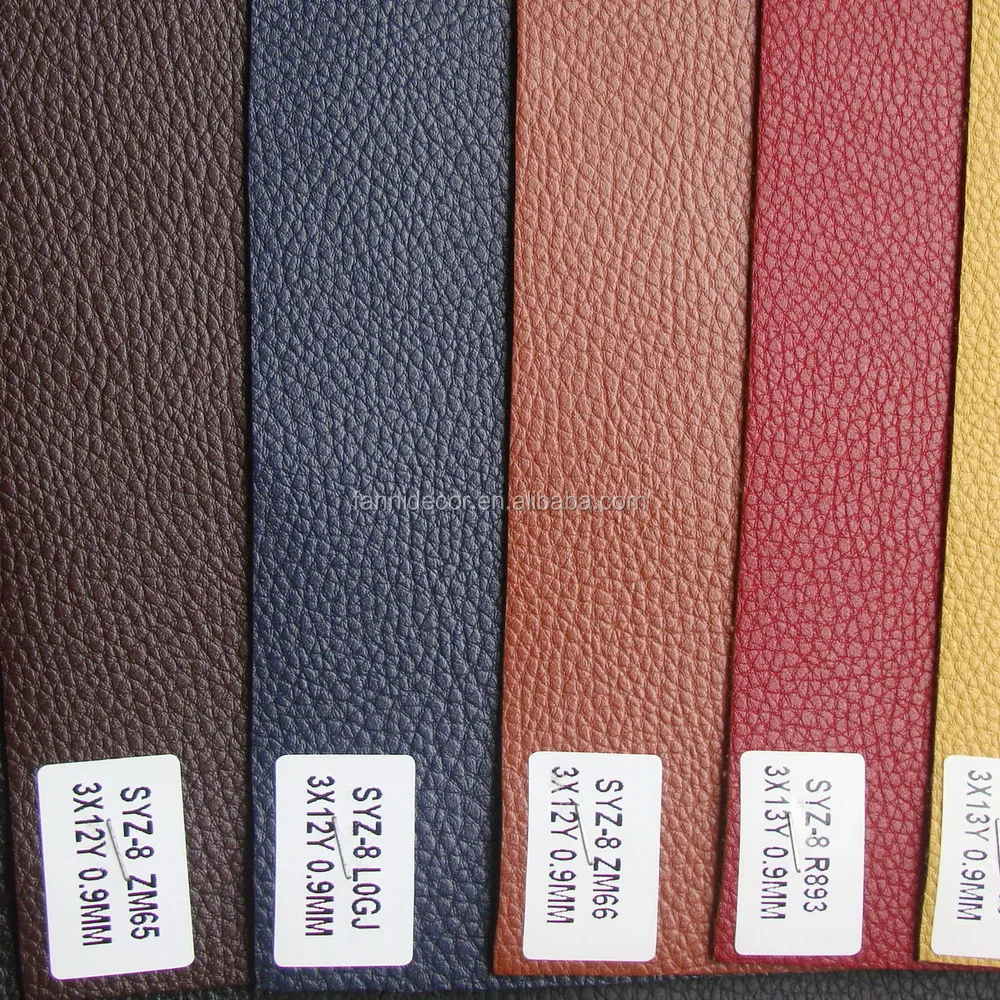 New 0.9mm Lichee Embossed PU Synthetic Shoe Leather Lichee Pattern PU Leather For Shoe Lichee Bag Leather