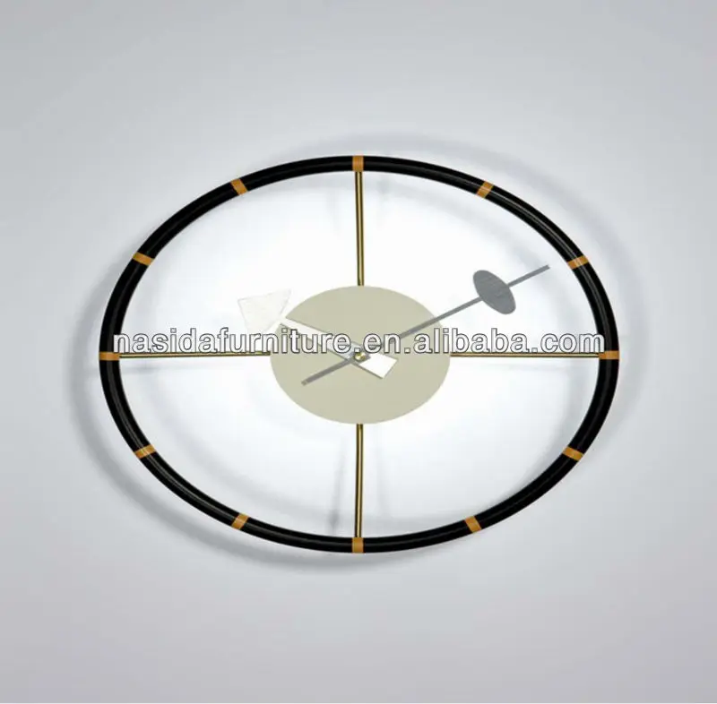 nd504 меёдународных круглый джордж нельсон рулевого колеса часы реплики домашний декор часы