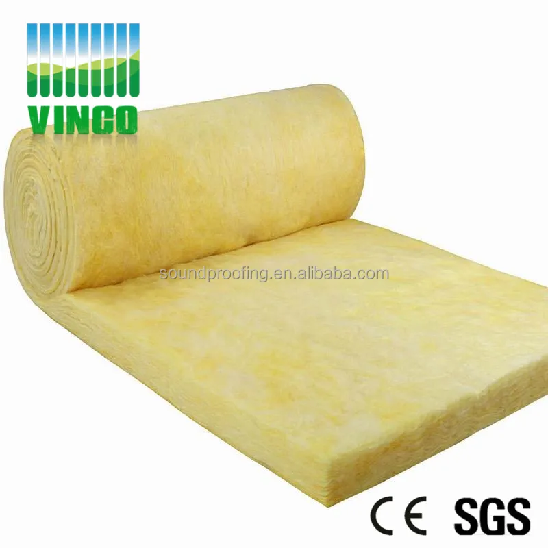 Cheap with good quality Sound insulation & fire proof black rock wool panel 50mm glass wool