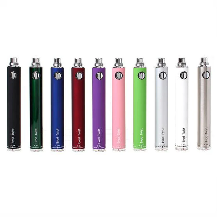 
EVOD twist variable voltage battery 3.2 - 4.8V vv evod twist battery fit EVOD BCC MT3 CE4 CE5 ego atomizers 
