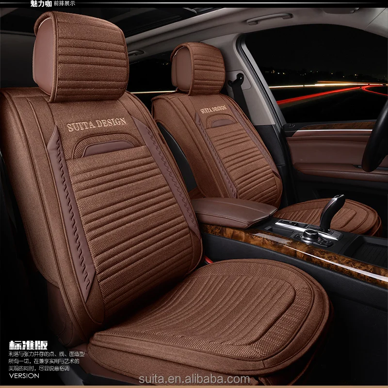 
New Design Fashion High Quality Wholesale Custom Fancy Leather Car Seat Cover 