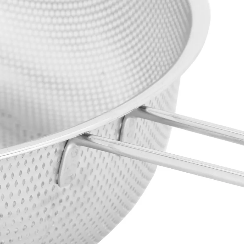 
Stainless Steel Colander Fine Mesh Strainer Colander With Long Handle 