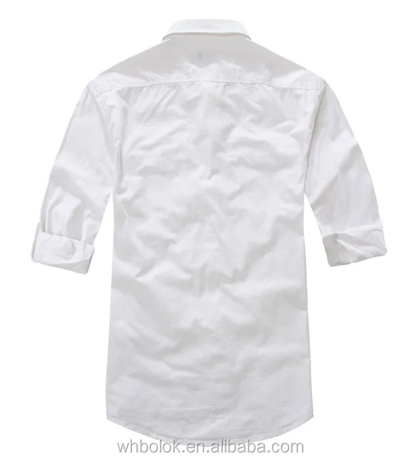 Factory OEM New style men linen cotton shirt wuhan garment factory