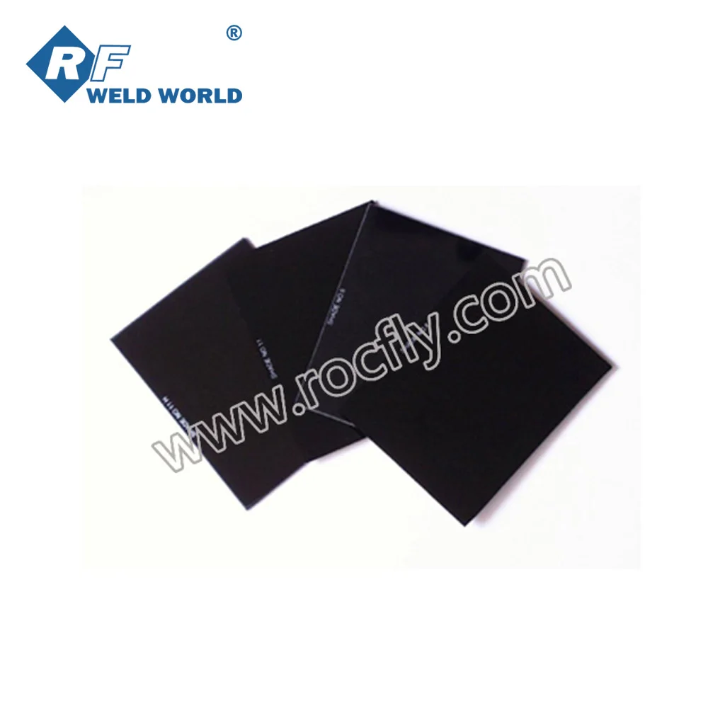 110x60mm Safety Black Welding Glass for Helmet