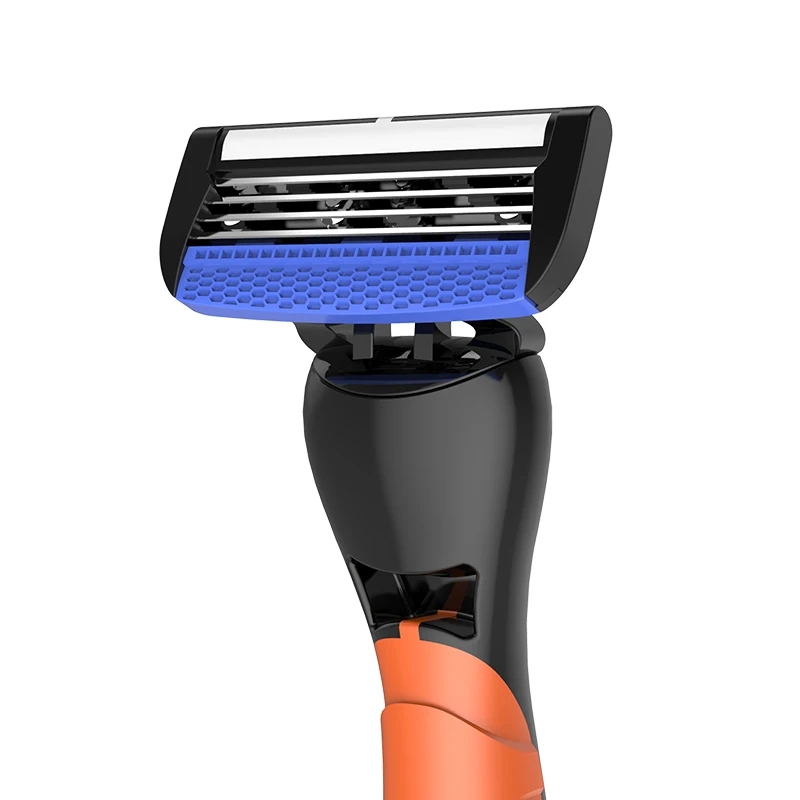 4 Blades Men Blades Cartridge System Razor