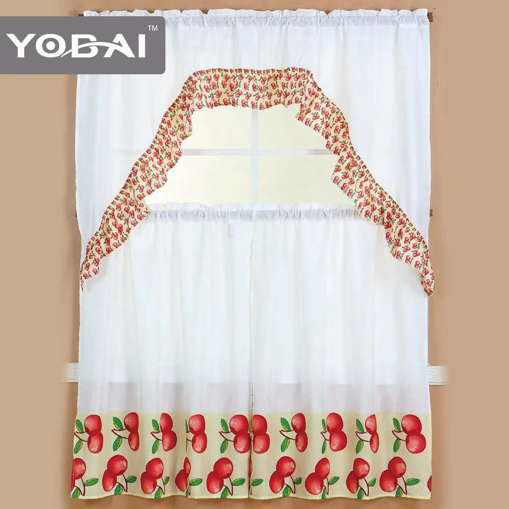 Latest Kitchen Printing Curtains Design