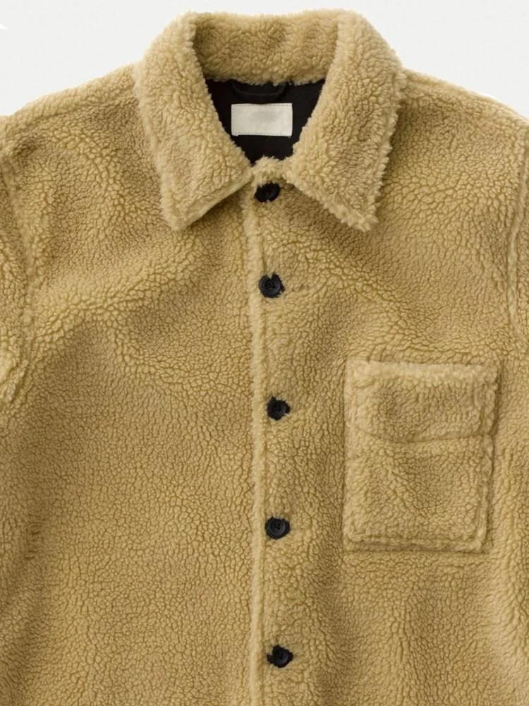 2019 New Style  Fleece Casual Thick  Custom logo and Fabric Jacket  in Autumn Winter