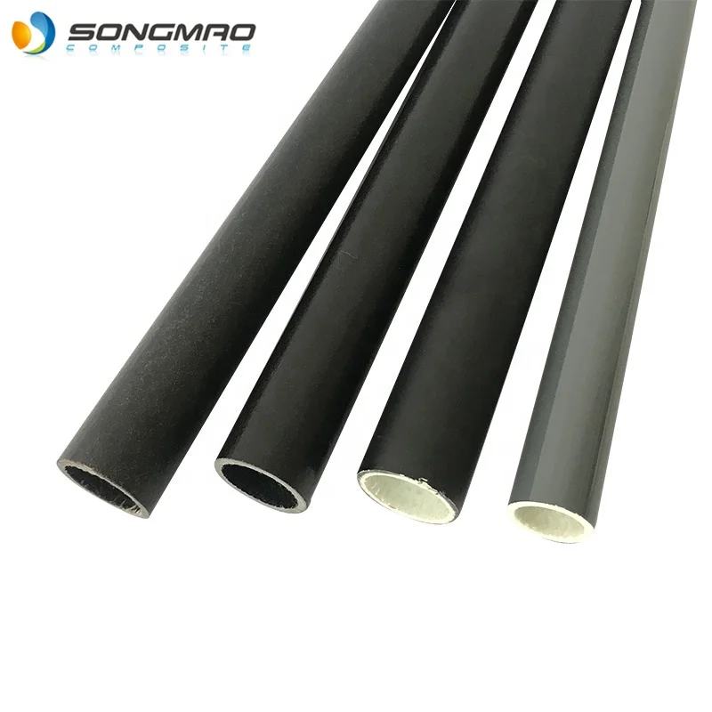 high quality epoxy FRP pipe GRP tube 25 mm solid fiberglass rods