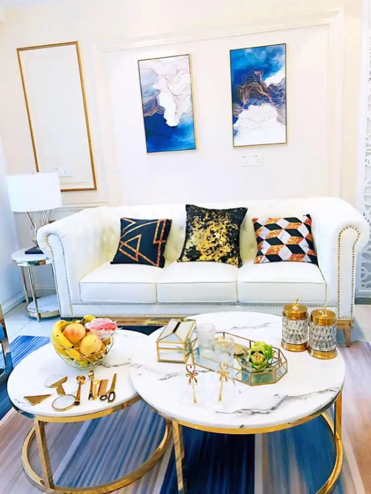 Роскошный золотой свадебный диван с рамой из нержавеющей стали