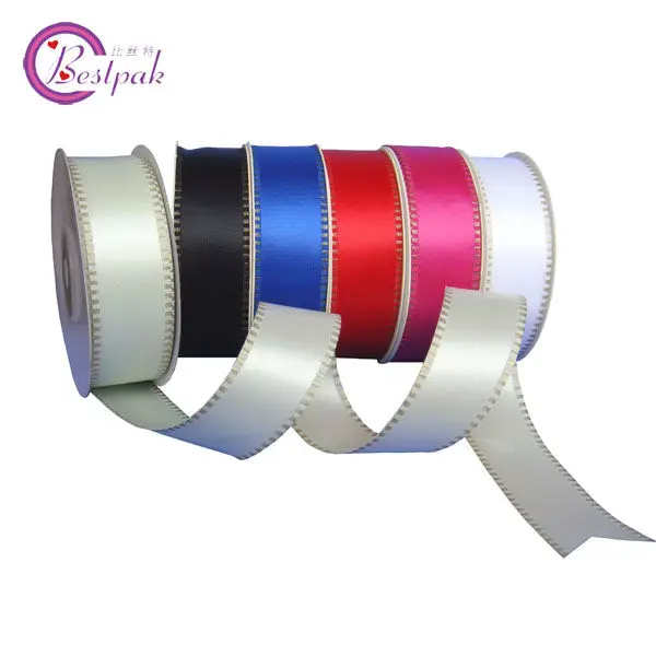 colorful fancy polyester satin ribbon with CE certification