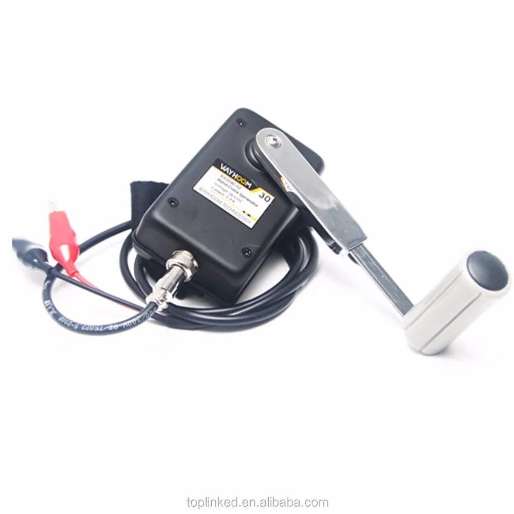 Mini Renewable military hand power generator hand crank generator