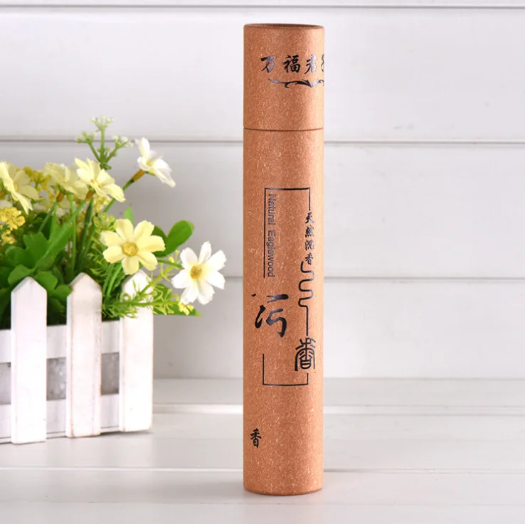 
Eco-friendly Custom printed kraft packaging black paper poster mailing tube with end caps 