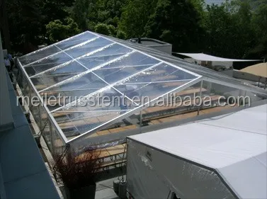 Завод Гуанчжоу палатки высокое качество 12 м пролетная рамка с прозрачной крышей для вечеринок мероприятий на открытом