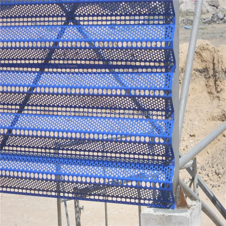 Protecting Perforated Metal Sheet Wind Fence Panels for Coal Plants