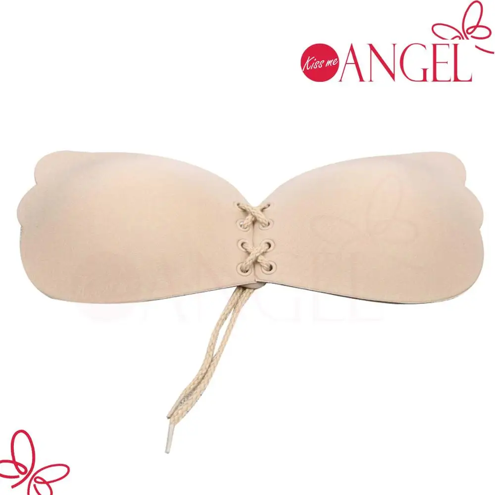 MOQ=1PC wedding bra invisible seamless self silicone adhesive bra